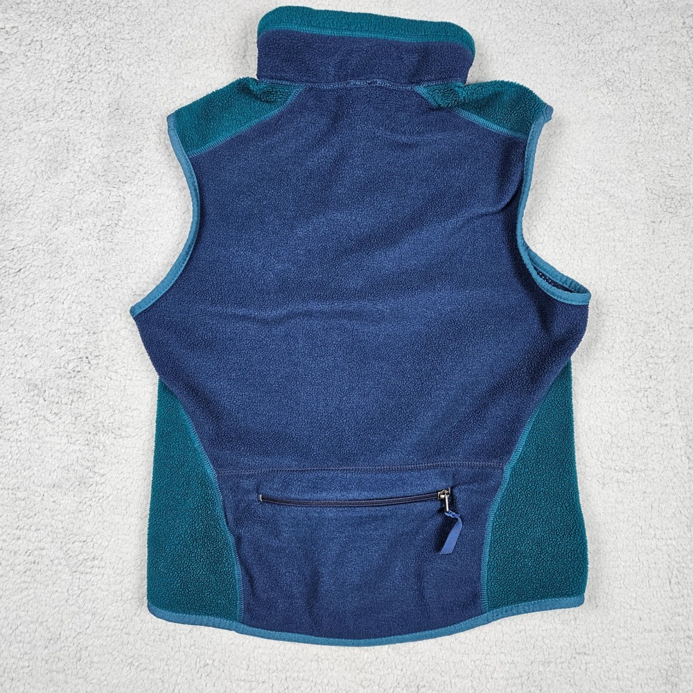 Vintage Patagonia (Men's Small) Blue Fleece Vest Full Zip PEF Synchilla USA Made - Picture 7 of 9